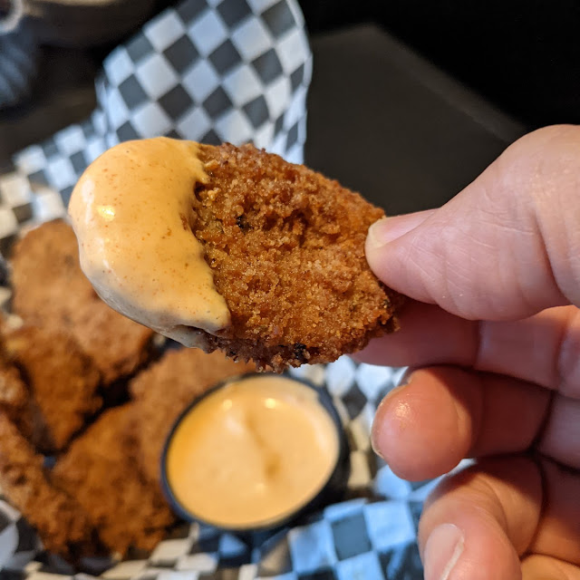 Fried Pickles with Tavern Sauce
