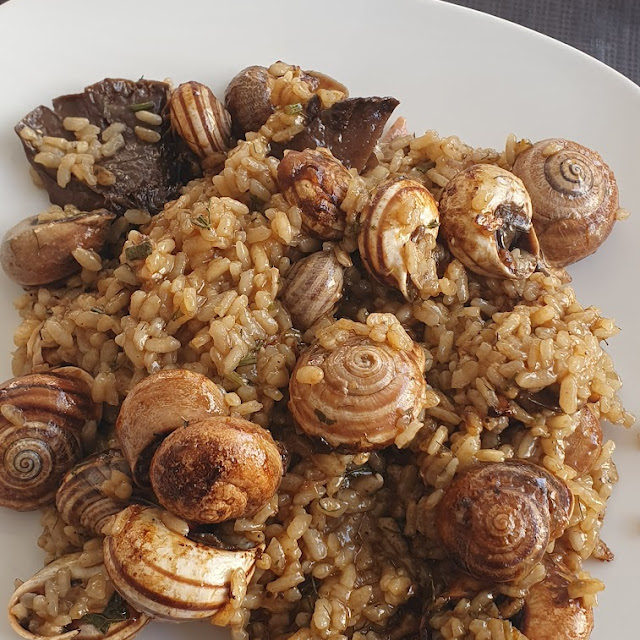Arroz de Esclatasangs Y Caragols
