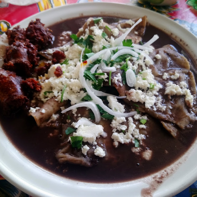 Enfrijoladas Con Chorizo