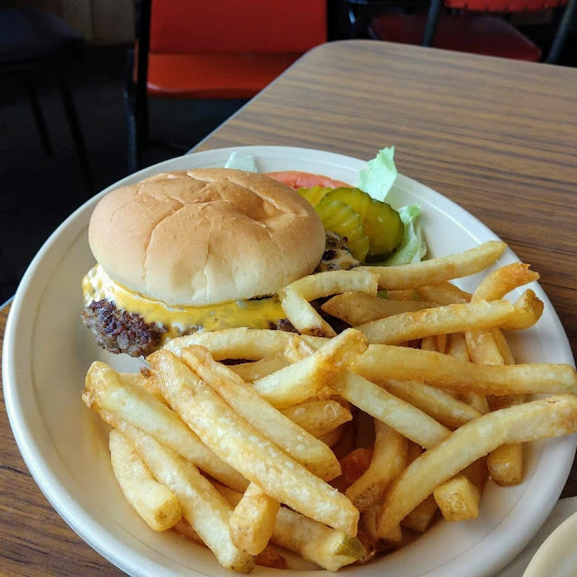 Cheeseburger and French Fries