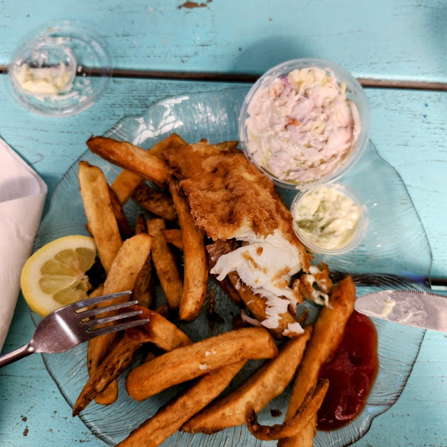 Halibut and Chips