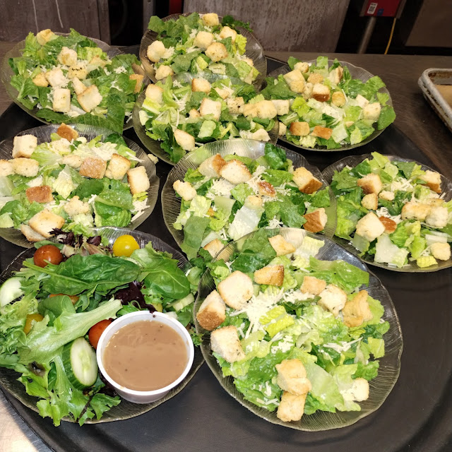 Caesar Salads for Banquet Event