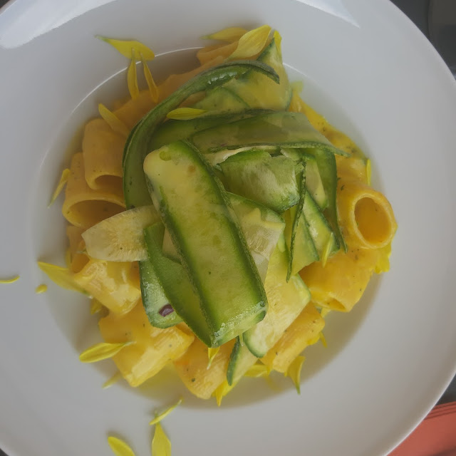 Millerighe Con Crema Di Zafferano E Zucchine