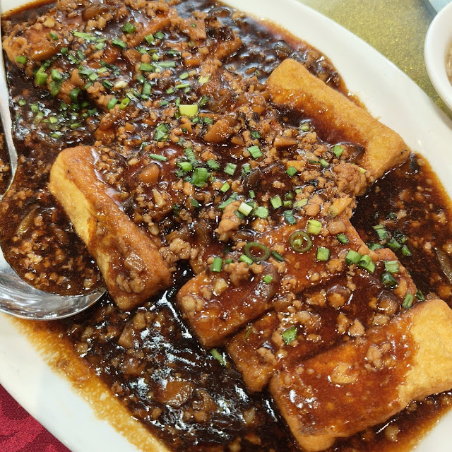 Braised Bean Curd Minced Meat Rice
