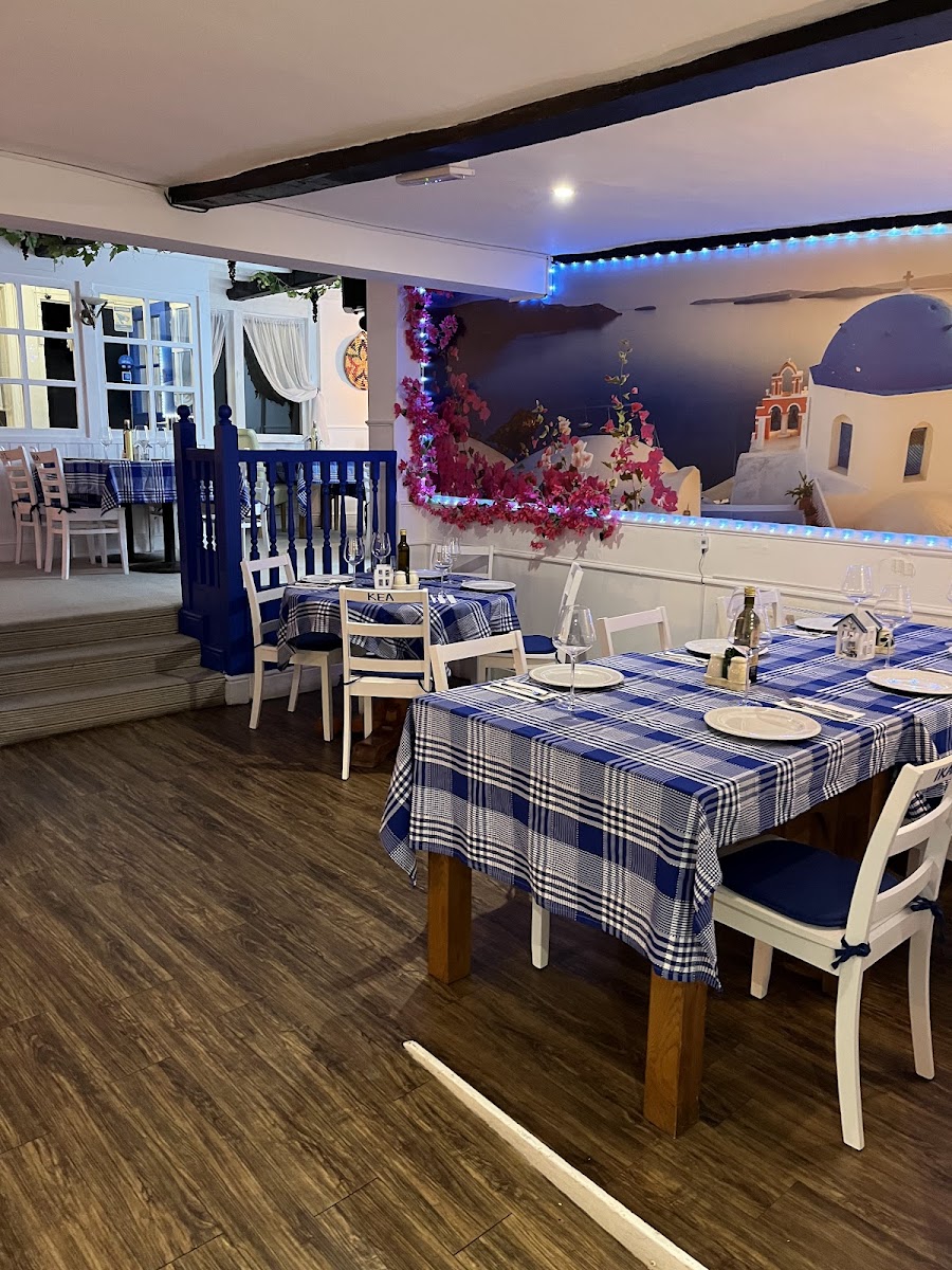 The Greek Table at The Castle Inn, Newbury