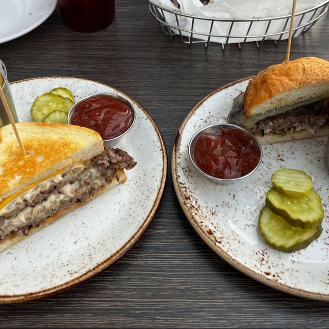 Mushroom and Swiss Burger