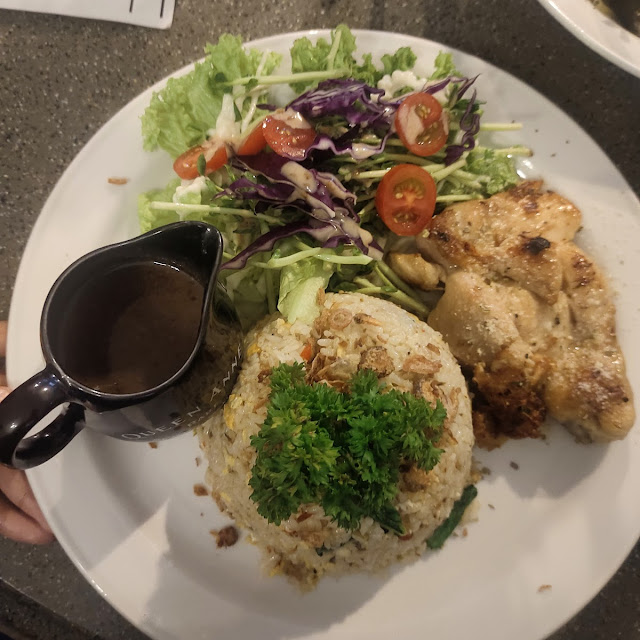 Grill Chicken Chop Fried Rice