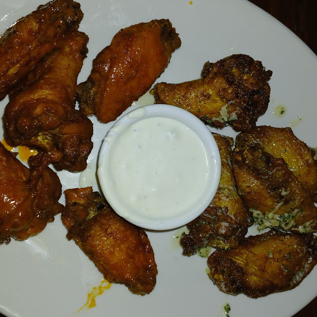 Hot Wings and Garlic Parmesan Wings