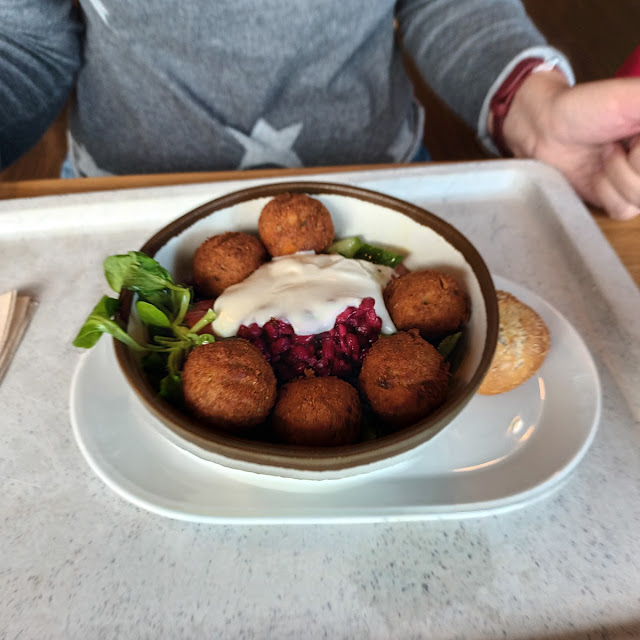 Kürbisfallafel