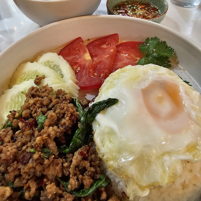ข้าวกระเพราเนื้อสับ