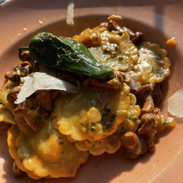 Ravioli Mit Pfifferlingen