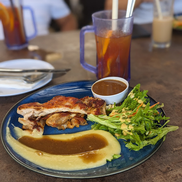 Chicken Chop with Mushroom Sause