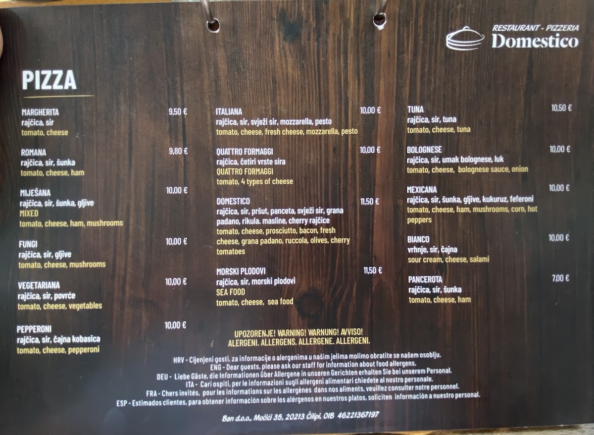 Menu Photo 1