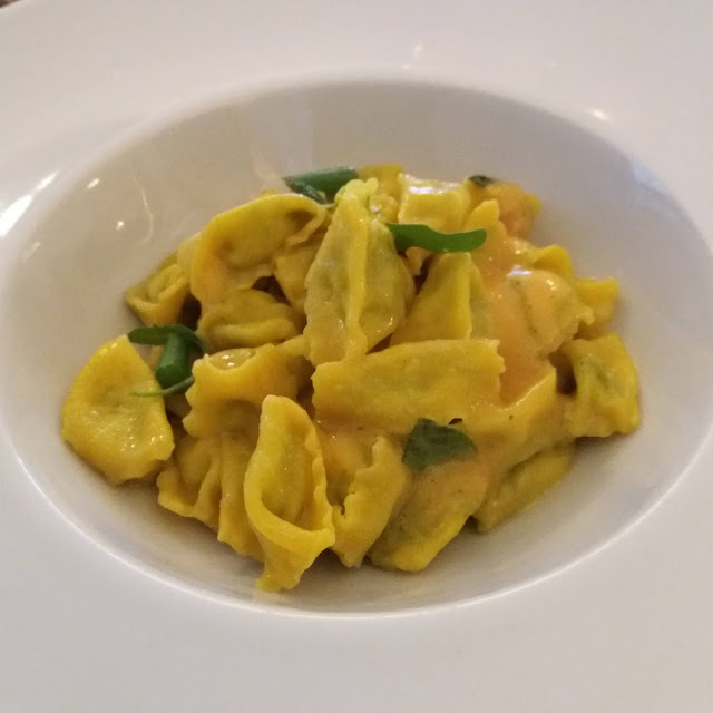 Traditional Ravioli Stuffed with Zucchini Saffron Butter