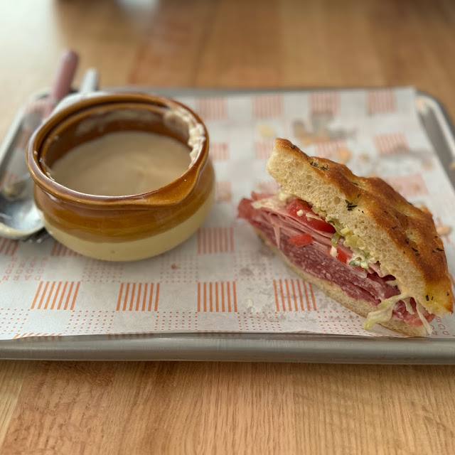 Cold Cut Sandwich Half with Soup of the Day
