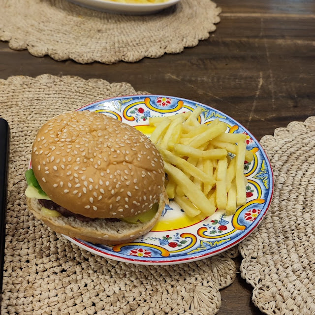 Burger and Fries