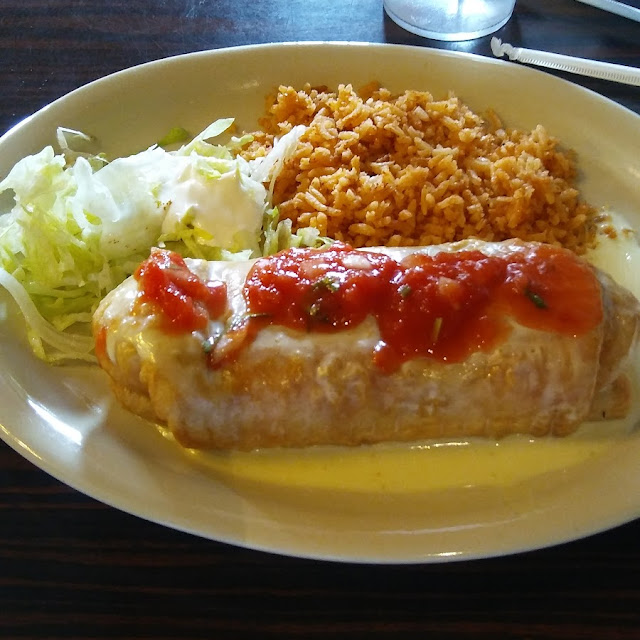 Shredded Chicken Chimichanga