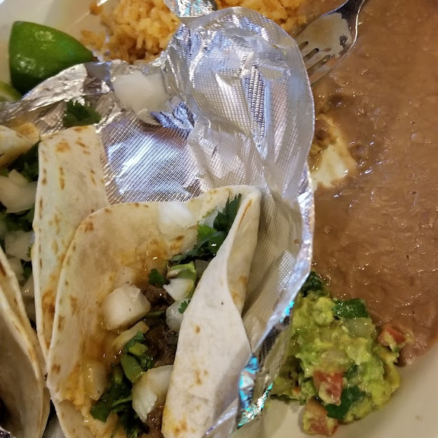 Flour Tacos De Carne Asada