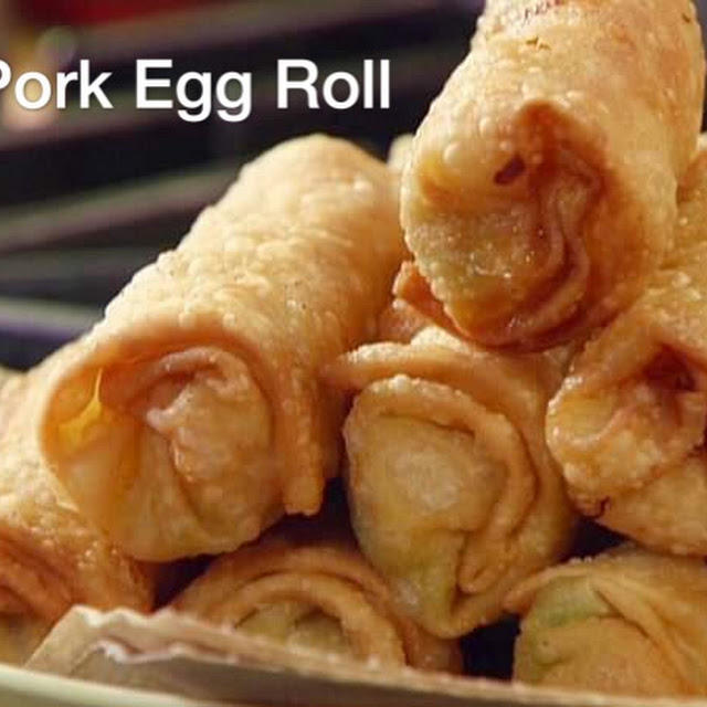 Roast Pork Egg Roll