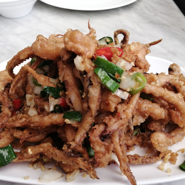 Salt and Pepper Squid Tentacles