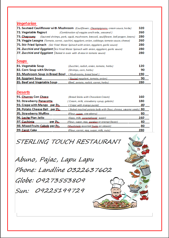 Menu Photo 5