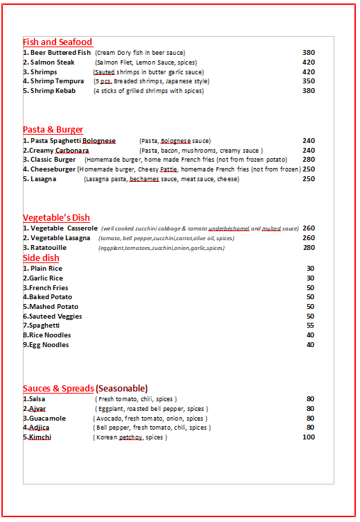 Menu Photo 7