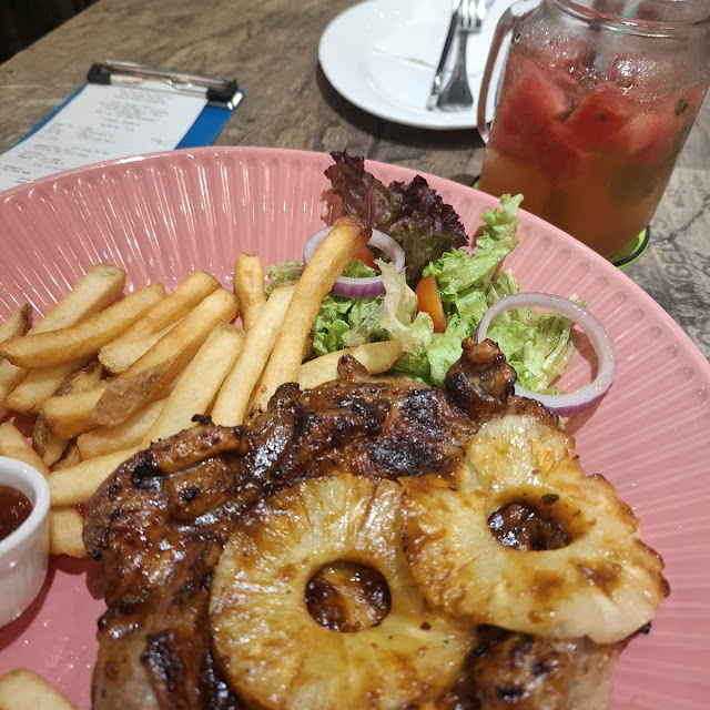 Tropical BBQ Chicken Chop