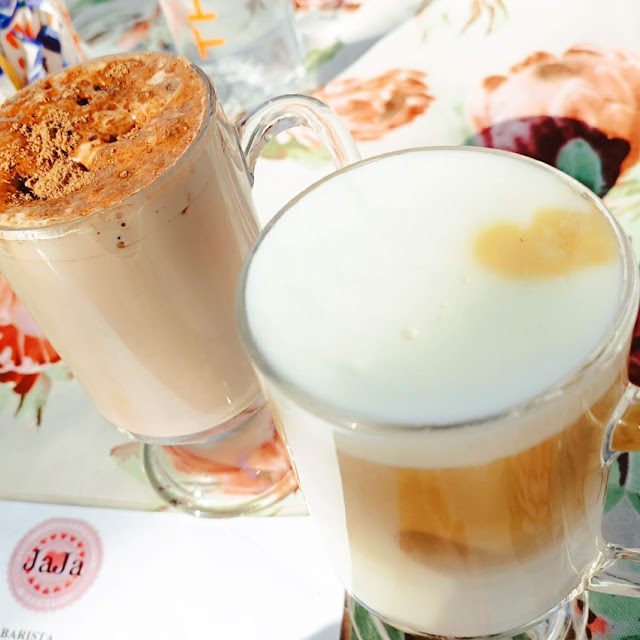 Hot Chocolate and Hazelnut Latté