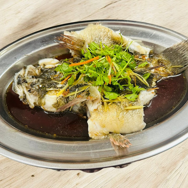 Steamed Silver Catfish