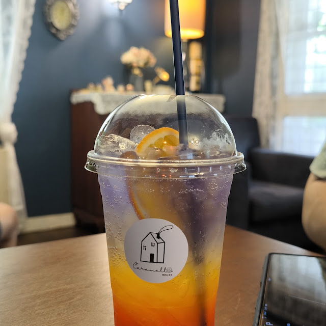 ลิ้นจี่ อัญชัน โซดา