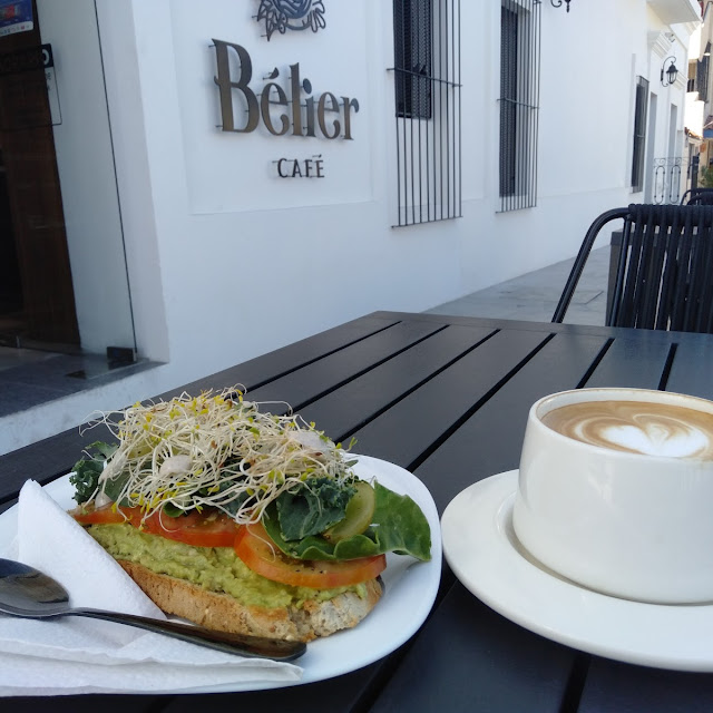 Avocado Toast and Latte