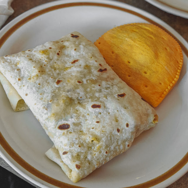 Goat Roti and Chicken