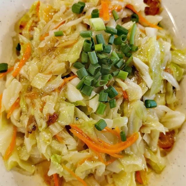 Cabbage with Dried Shrimps