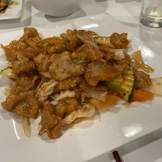 Crispy Chicken with Peking Sauce
