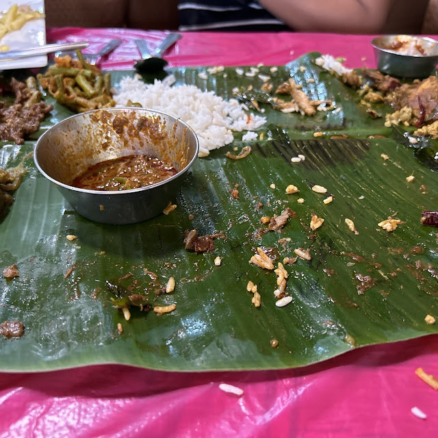 Thirula Sappade Its a Portion for 2 or More People with Loads of Curry and Veg Side Dishes