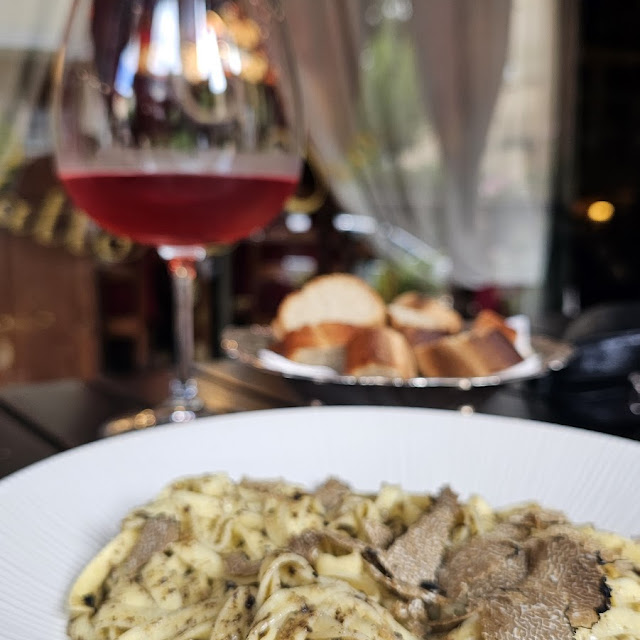 Tagliatelle With Black Fresh Truffles
