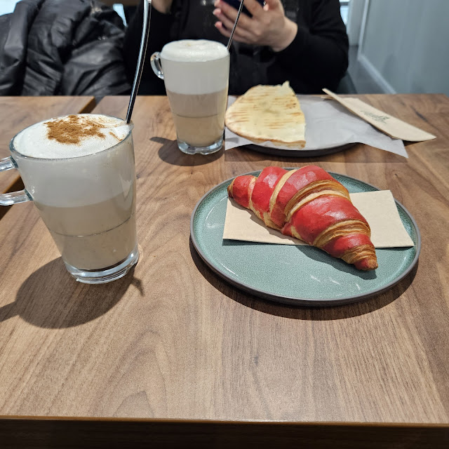 Croissant Chai Tea Latte