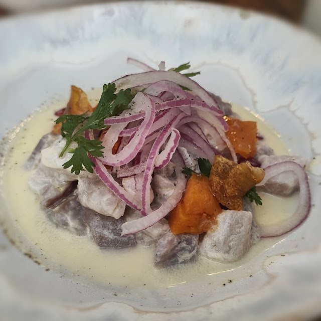 Ceviche de Lieu Noir Leche de Tigre