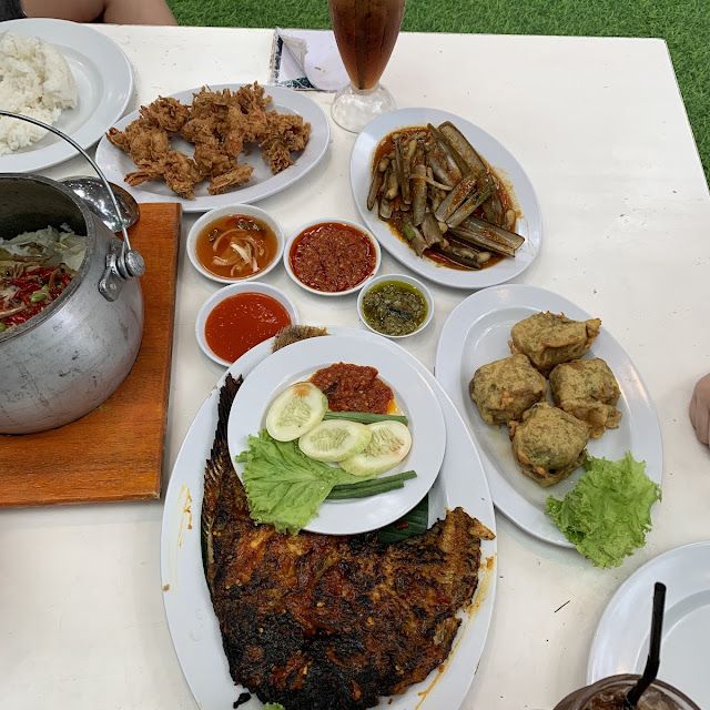 Kangkung Dan Gurame Bakar