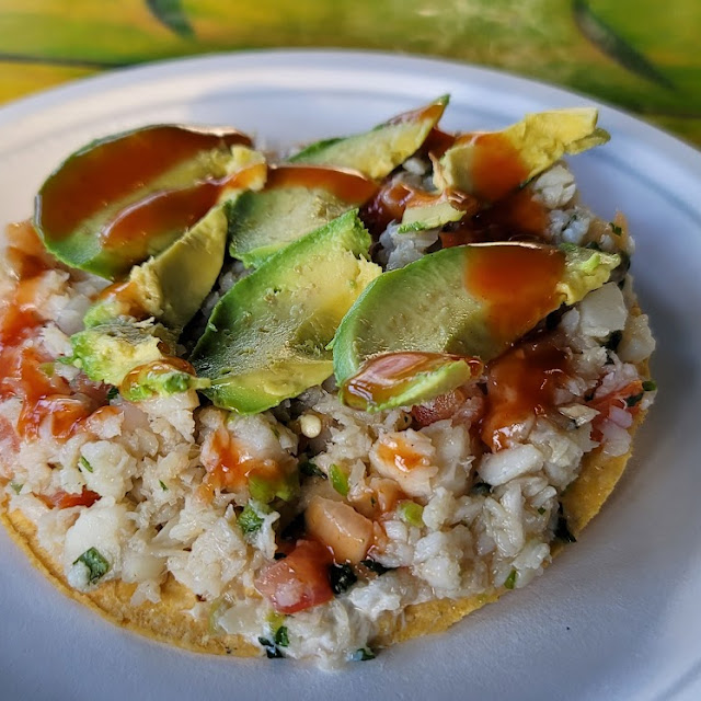 Tostada De Ceviche De Pescado