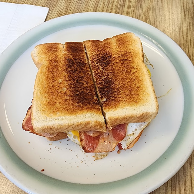 Egg Turkey Bacon and Cheese Sandwhich