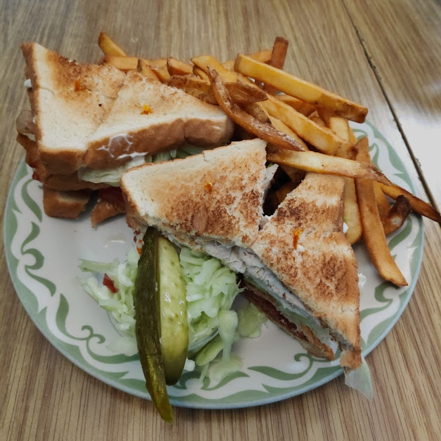 Club Sandwich with Fries