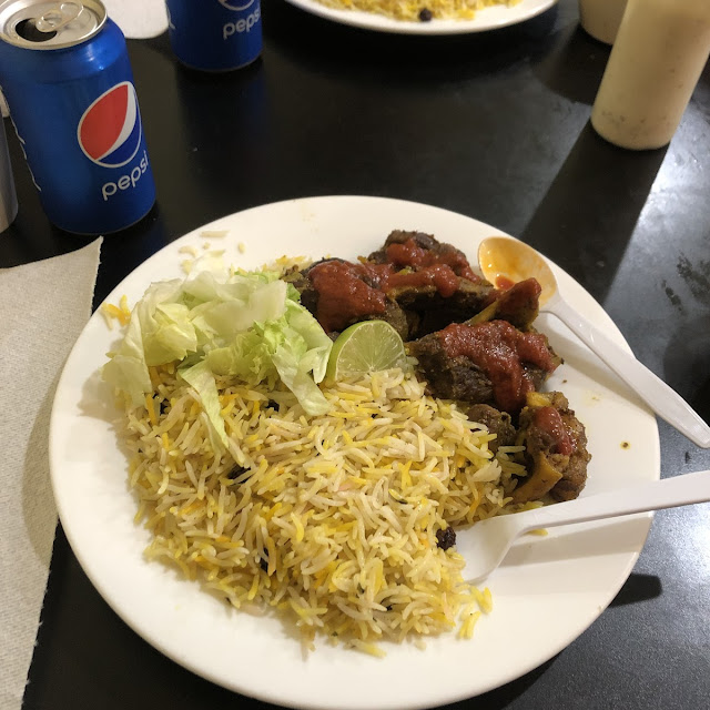 Goat Meat and Basmati Rice