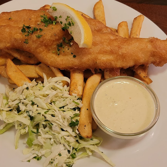 Battered Fish and Chips