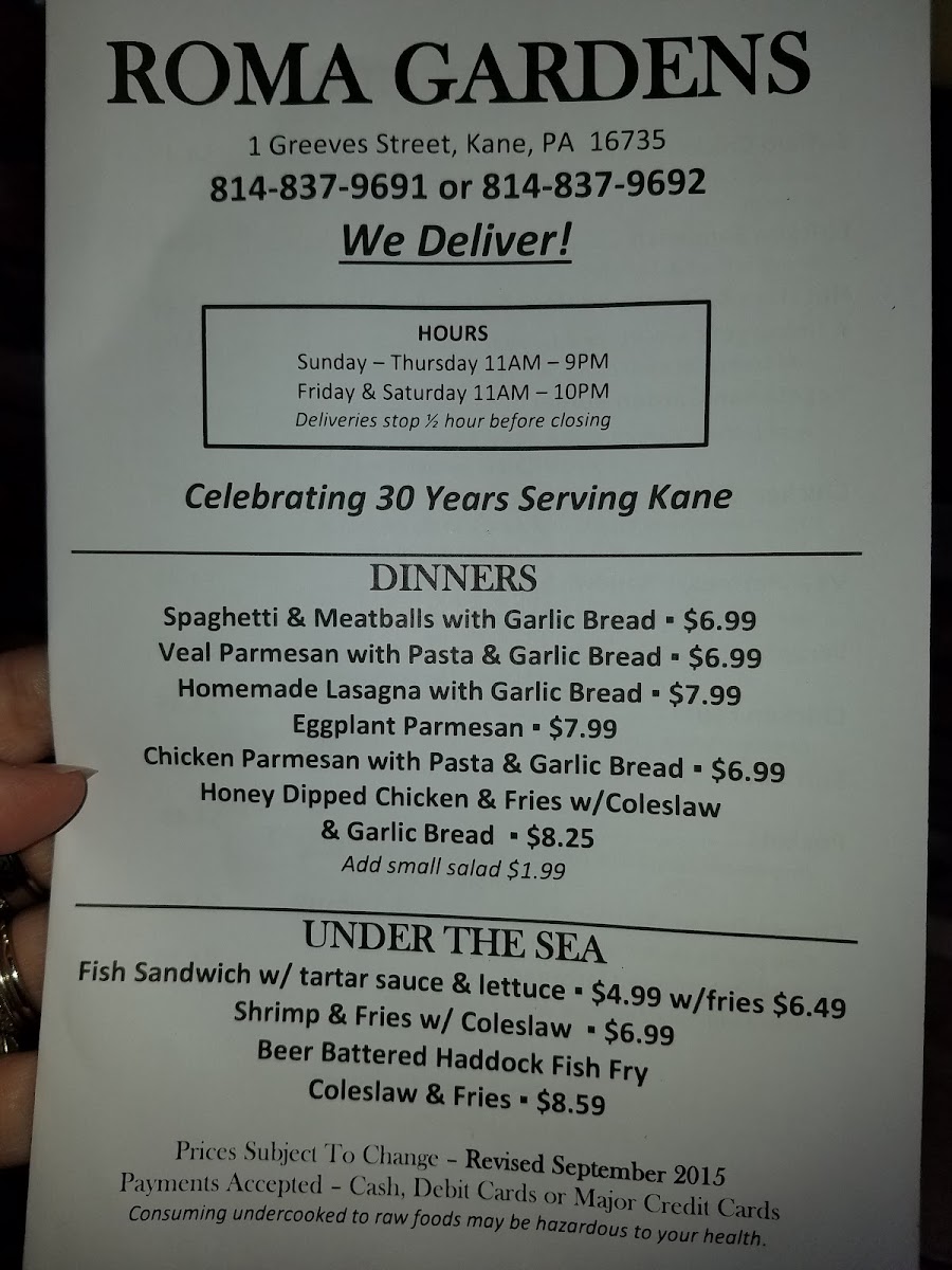 Menu Photo 0