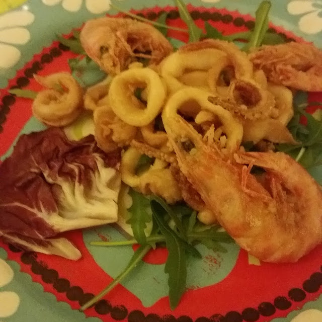 Frittura Gamberi E Calamari