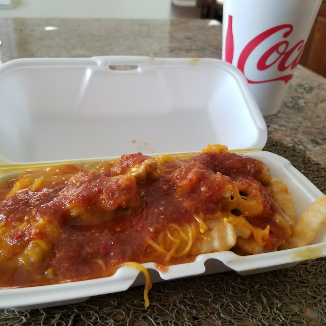 Pork Chili Cheese Fries