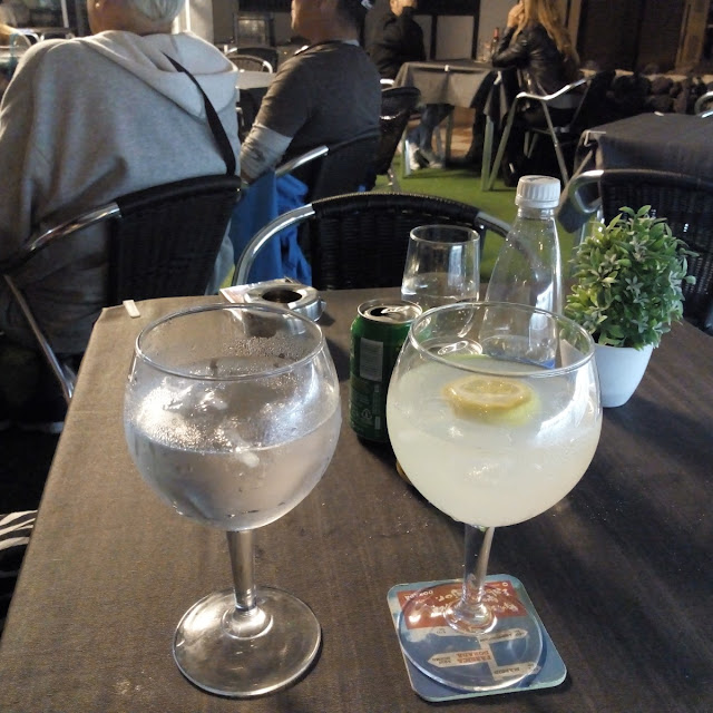 Large Double Vodka Lemonade and Large Double Gin Bitter Lemon