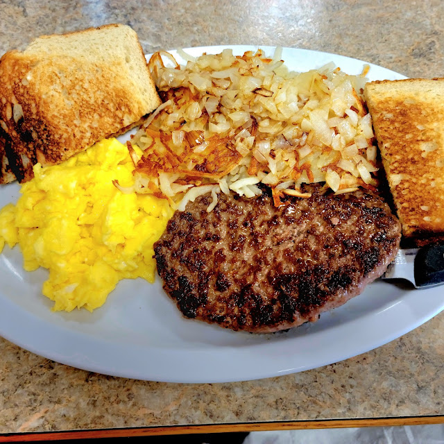 Chopped Steak and Eggs