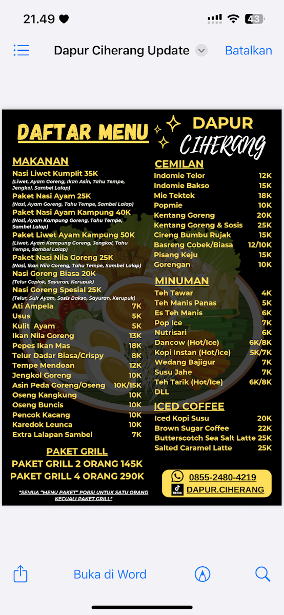 Menu Photo 0